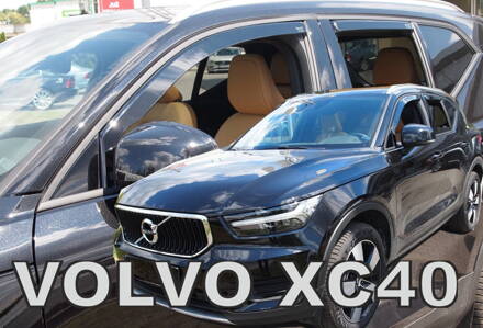 Deflektory Heko - Volvo XC40 od 2018 (+zadné)